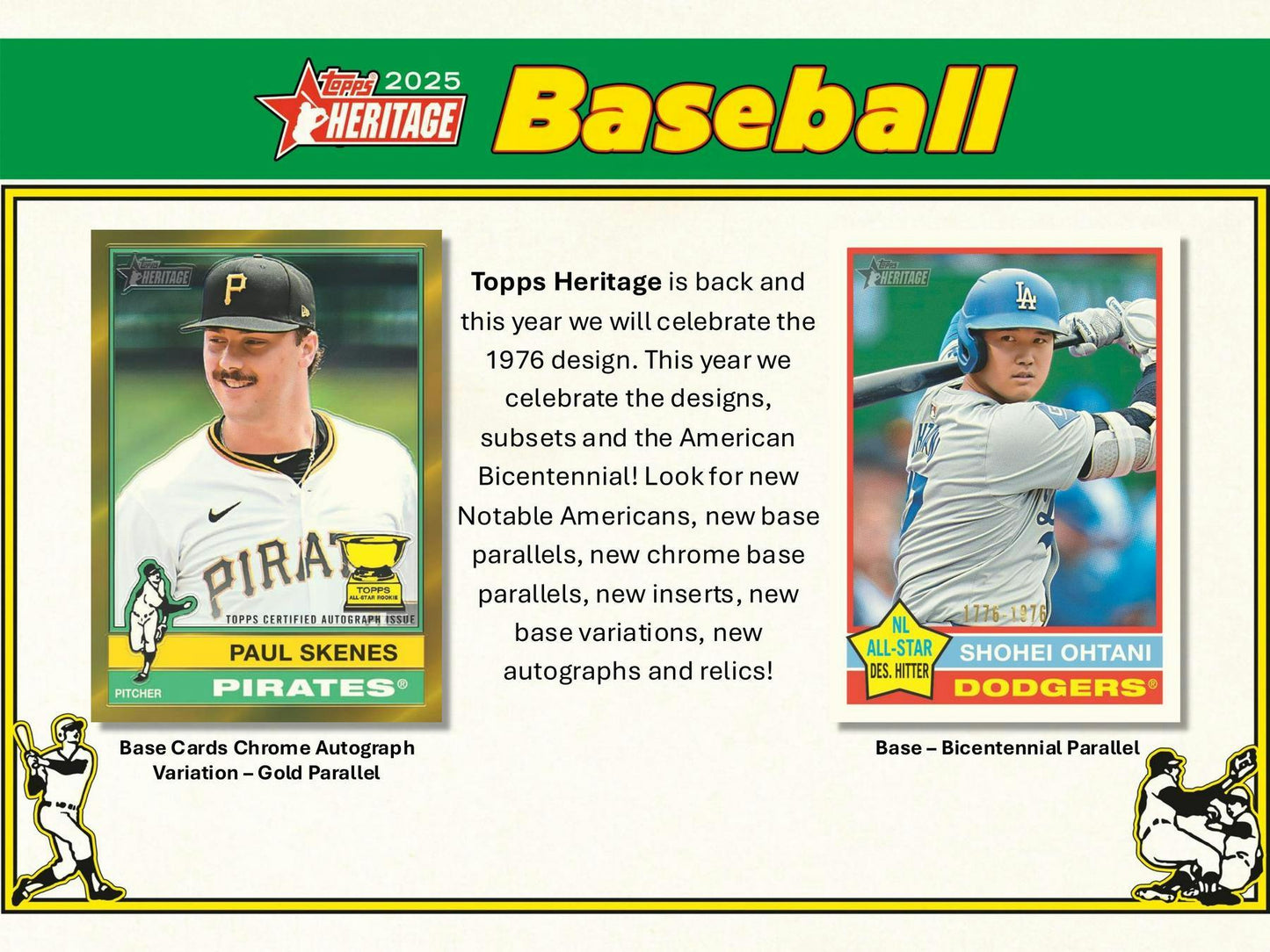 2025 Topps Heritage Baseball Blaster Value Box 887521135523 at King Card Canada
