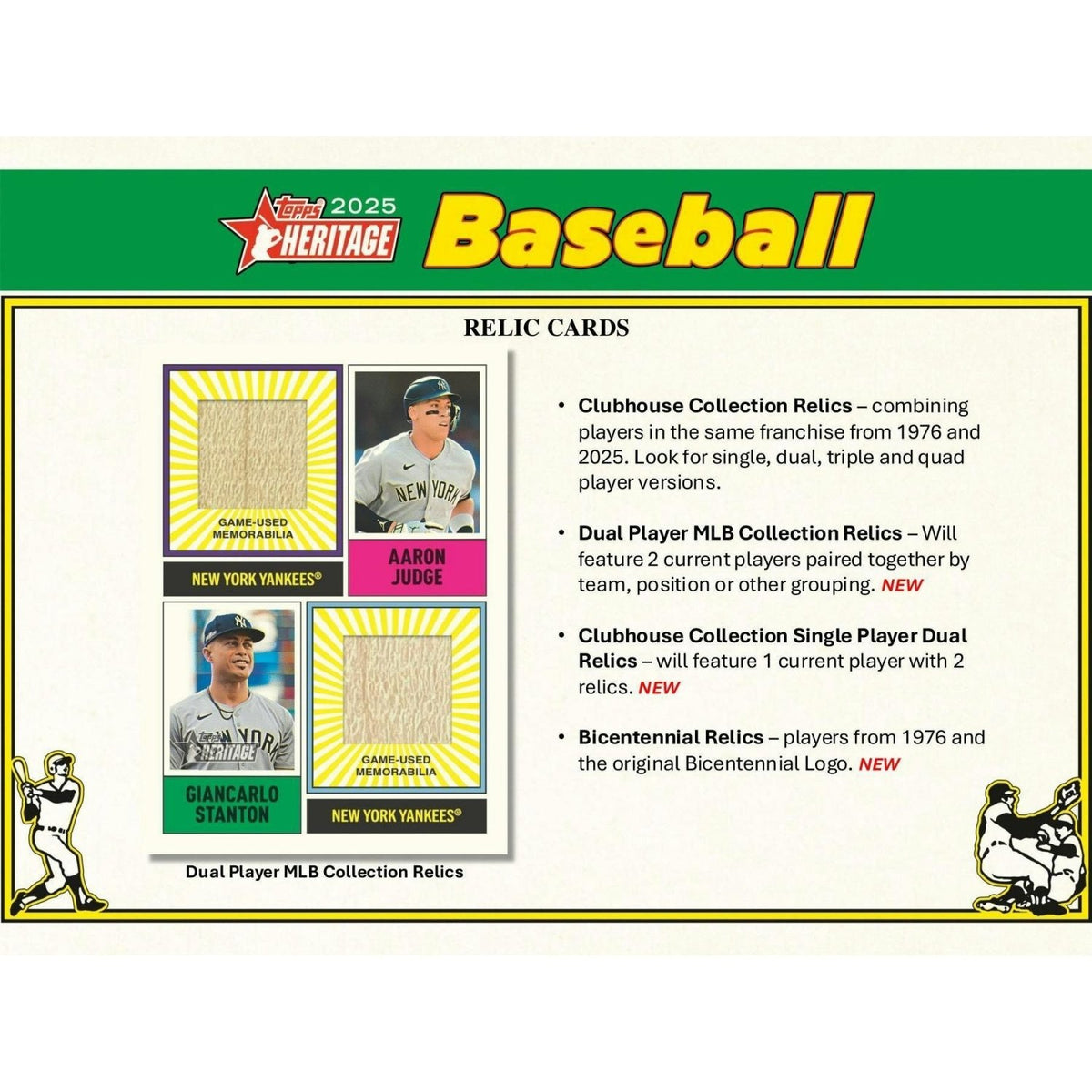 2025 Topps Heritage Baseball Blaster Value Box 887521135523 at King Card Canada