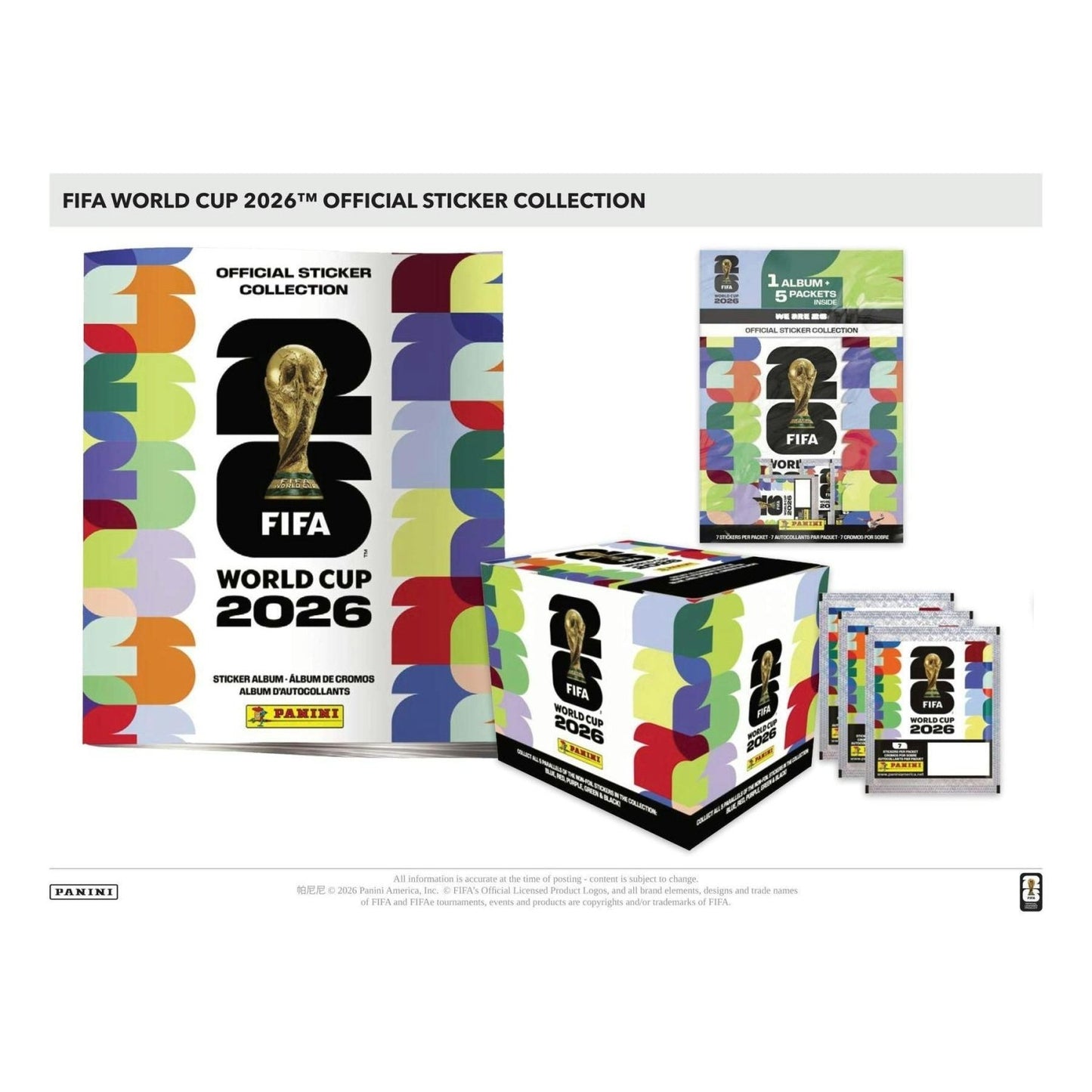 2026 Panini FIFA World Cup Sticker Collection at King Card Canada