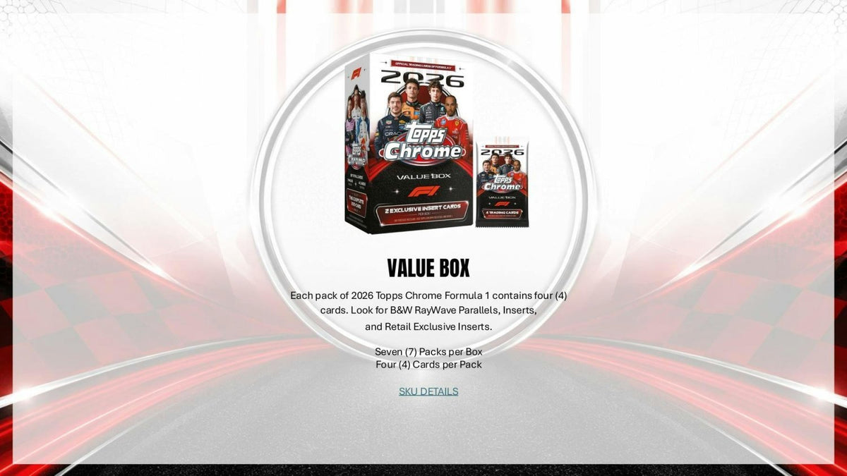 2026 Topps Chrome Formula 1 F1 Blaster Value Box 887521162796 at King Card Canada