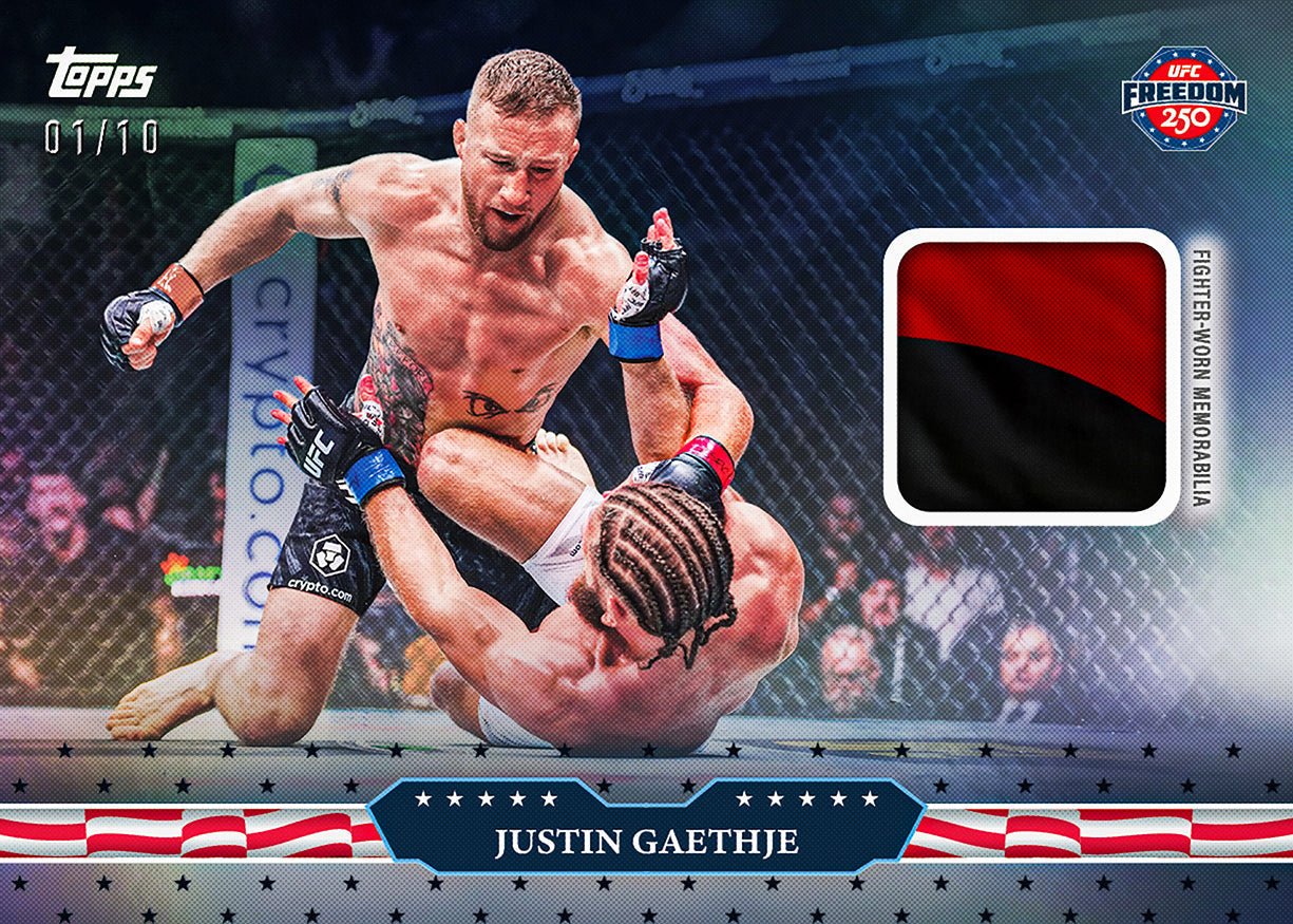 2026 Topps UFC Freedom 250 Hobby Box 887521175628 at King Card Canada