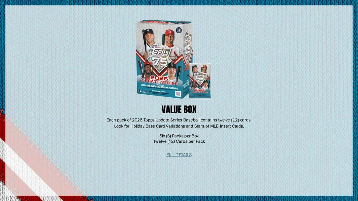 2026 Topps Update Series Baseball Blaster Value Box 887521167203 at King Card Canada