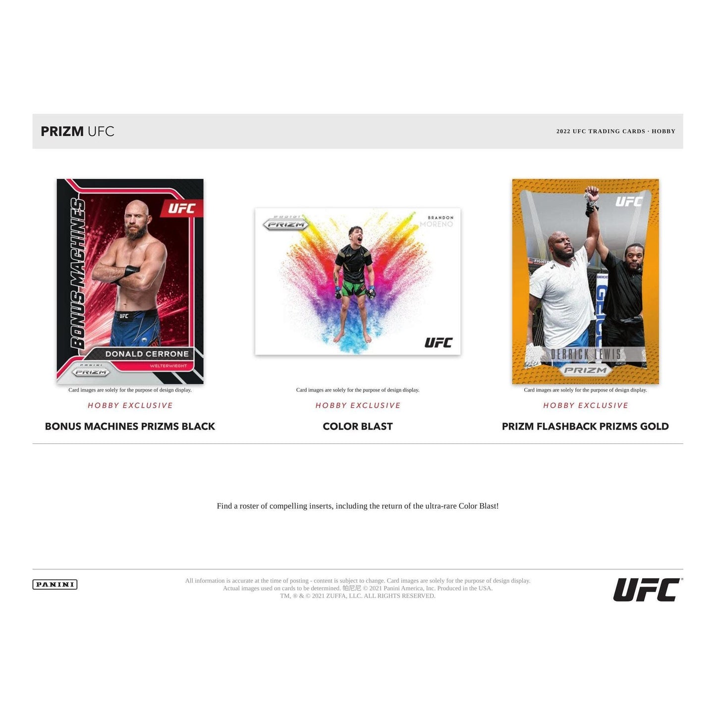 2022 Panini Prizm UFC Hobby Box at King Card Canada