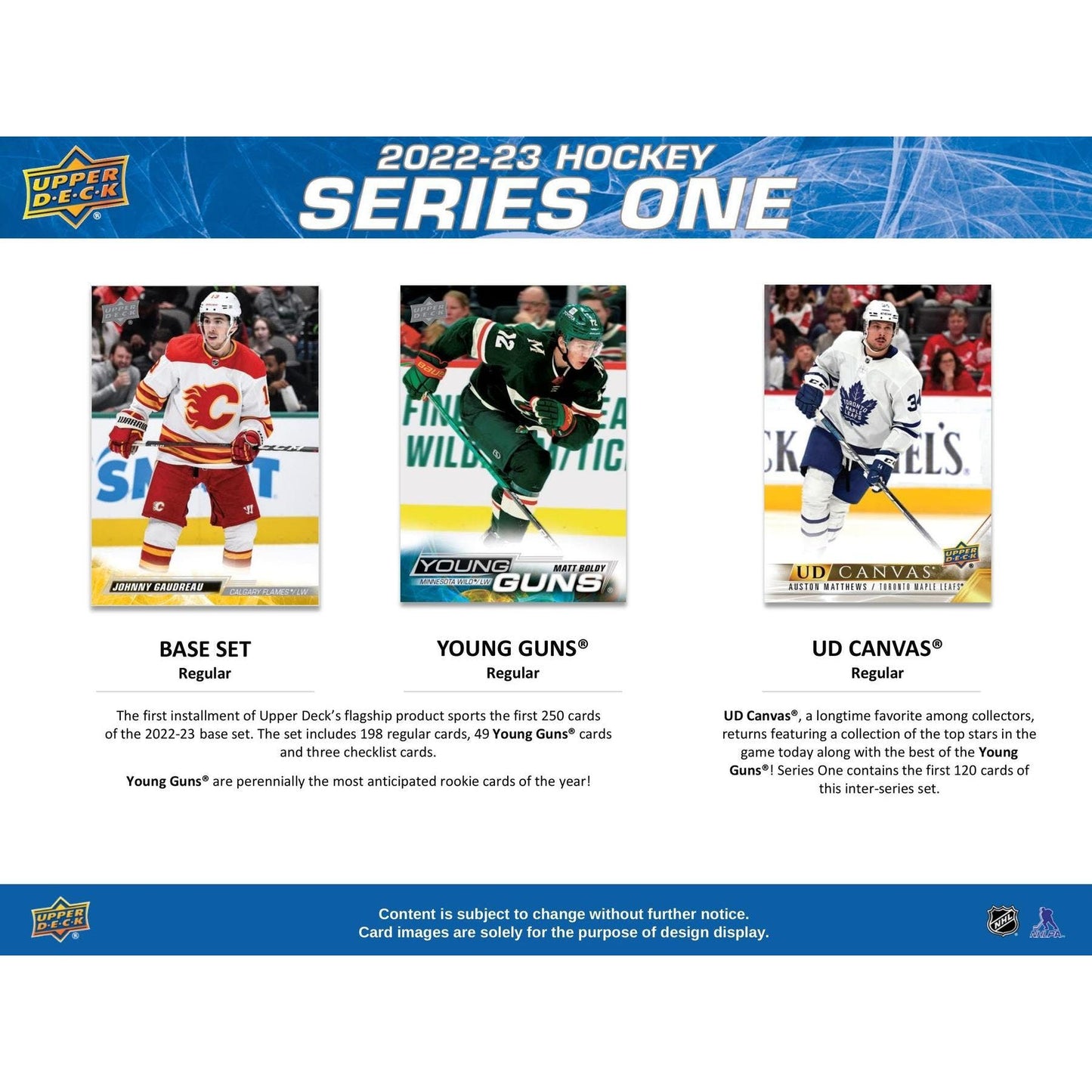 2022 - 23 Upper Deck Series 1 Hockey Blaster Box at King Card Canada