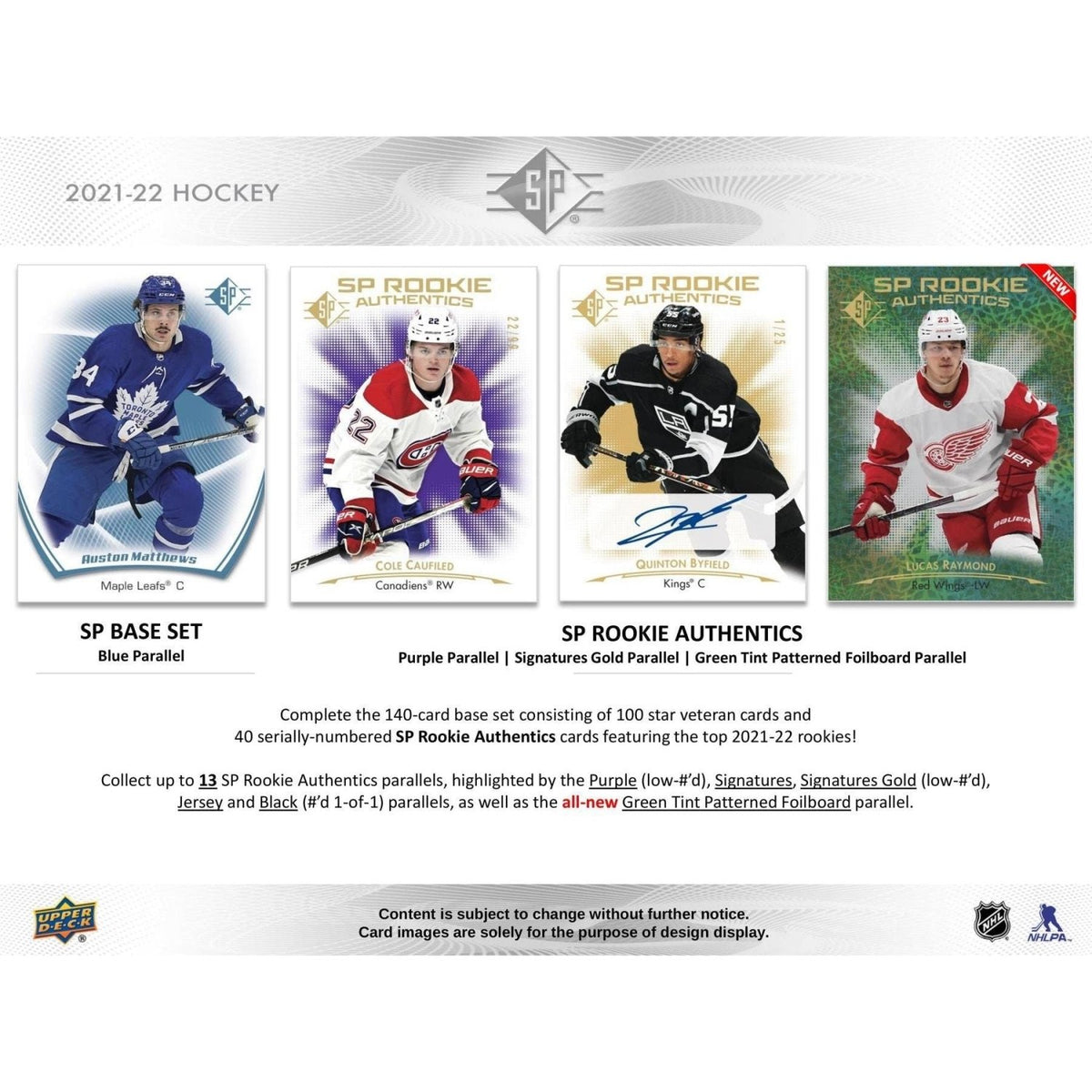 2021 - 22 Upper Deck SP Hockey Blaster Box at King Card Canada