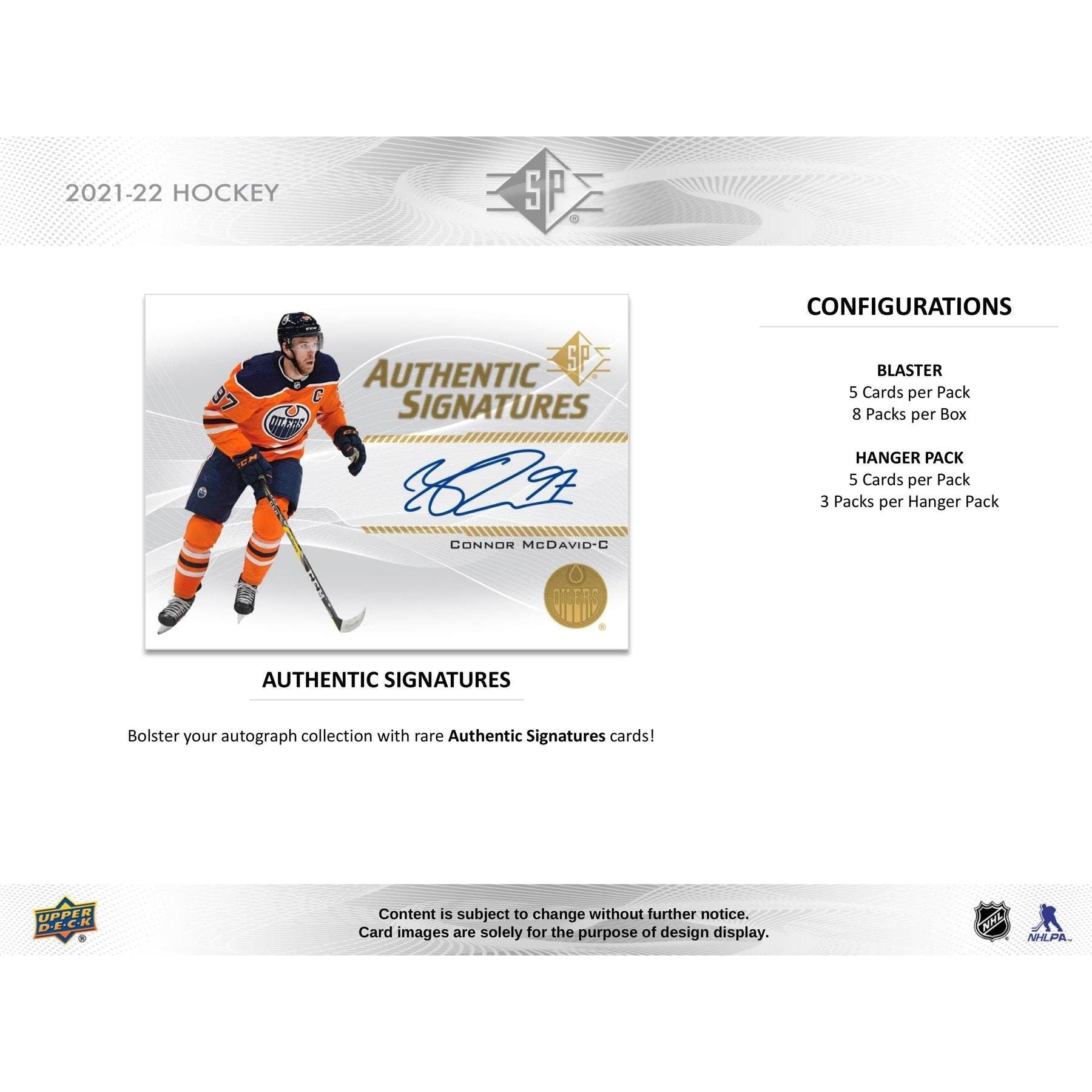 2021 - 22 Upper Deck SP Hockey Blaster Box at King Card Canada