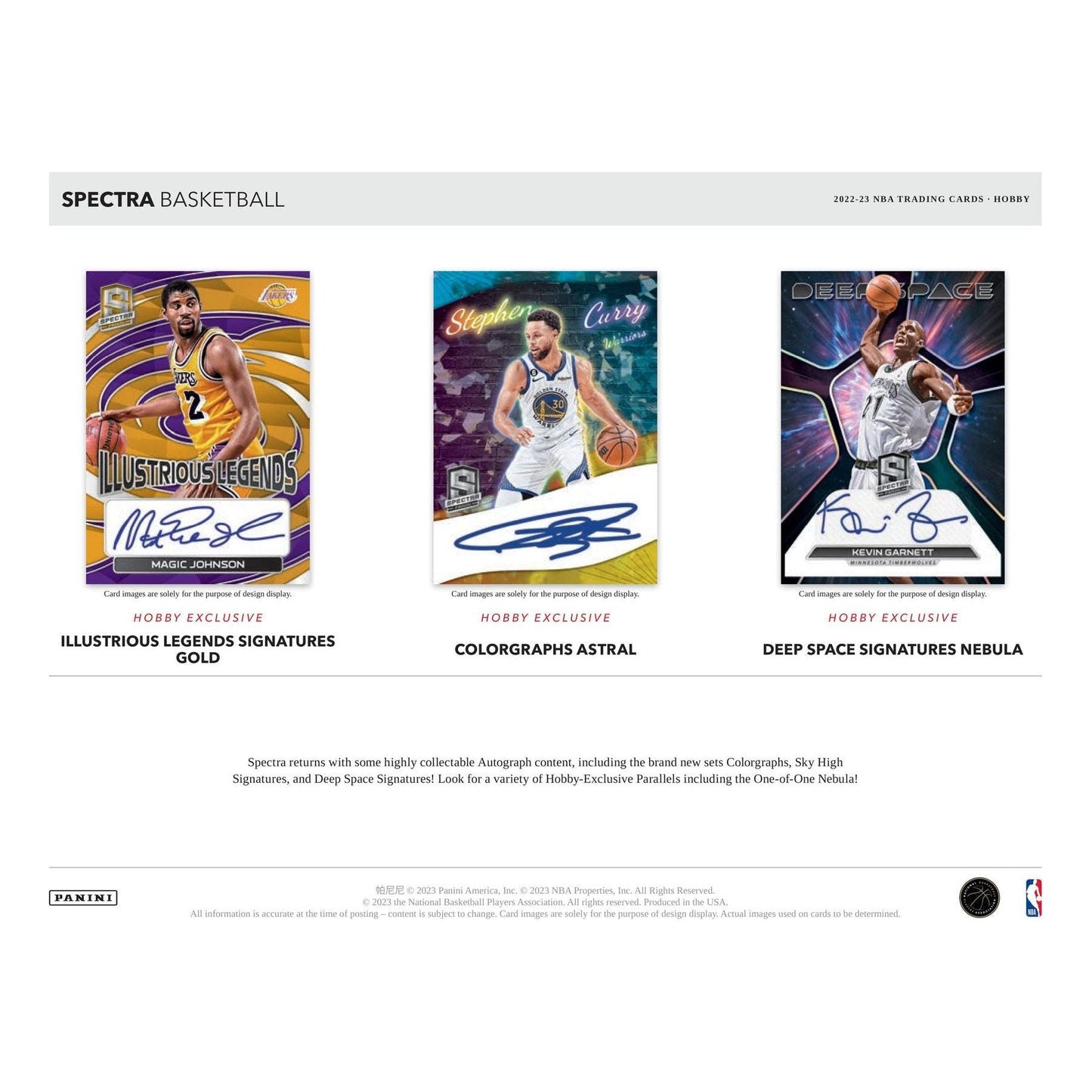 2022 - 23 Panini Spectra Basketball Hobby Box at King Card Canada