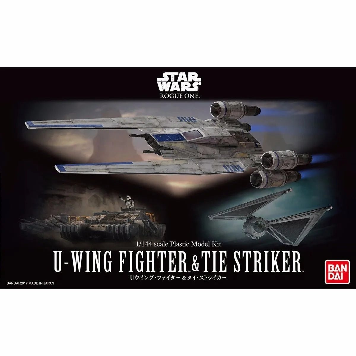 Bandai Star Wars Model - U - Wing Fighter & Tie Striker (1/144 Scale) 4573102661470 at King Card Canada