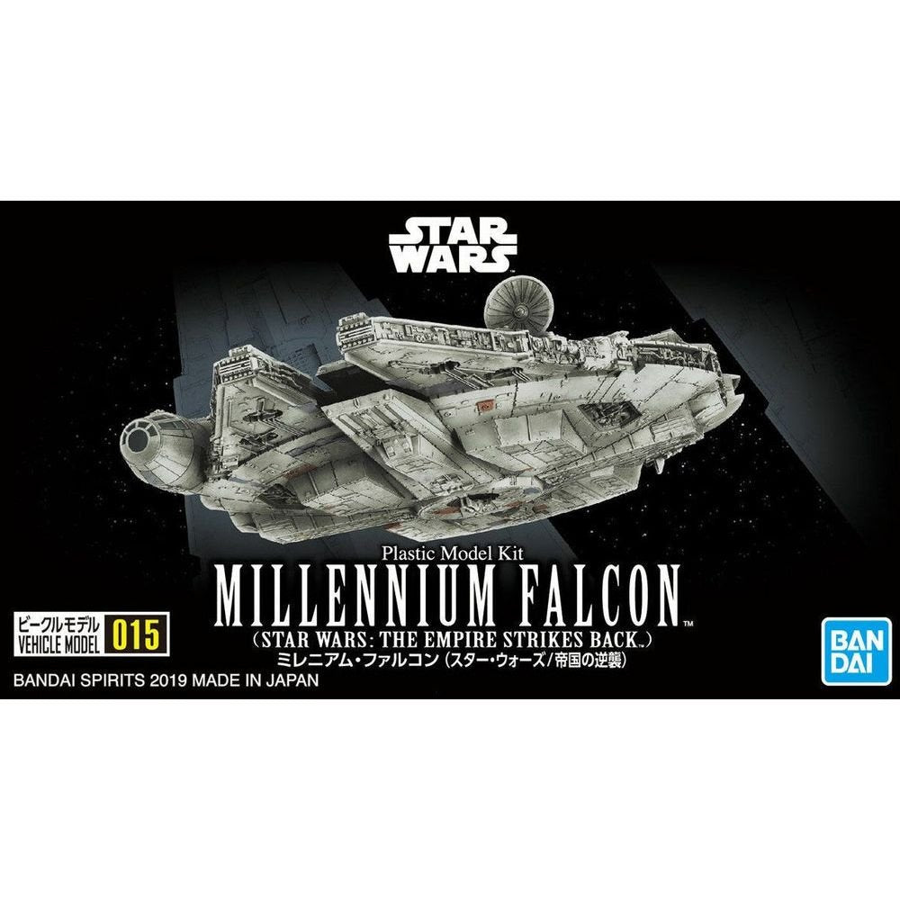 Bandai Star Wars Vehicle Model 015 - Millennium Falcon (1/350 Scale) 4573102557049 at King Card Canada