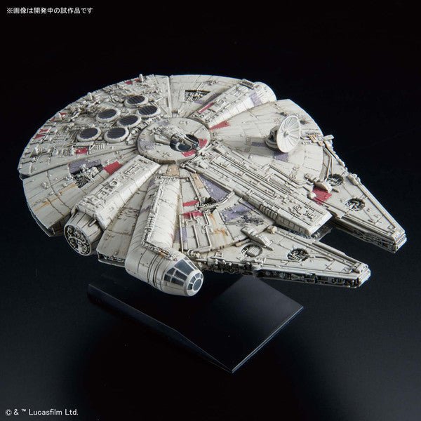 Bandai Star Wars Vehicle Model 015 - Millennium Falcon (1/350 Scale) 4573102557049 at King Card Canada