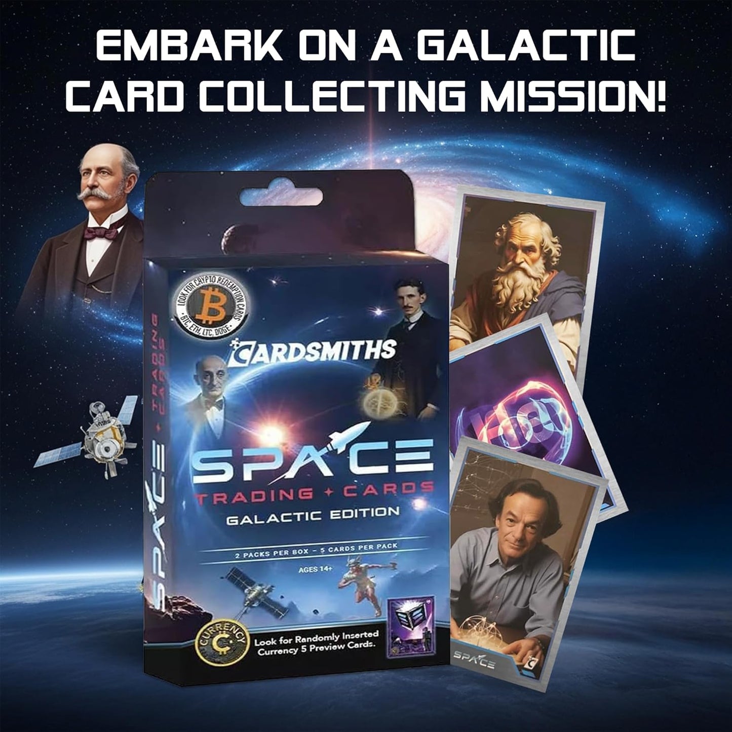 Cardsmiths Currency Space: Galactic Edition Trading Cards Collector Box 840282629175 at King Card Canada