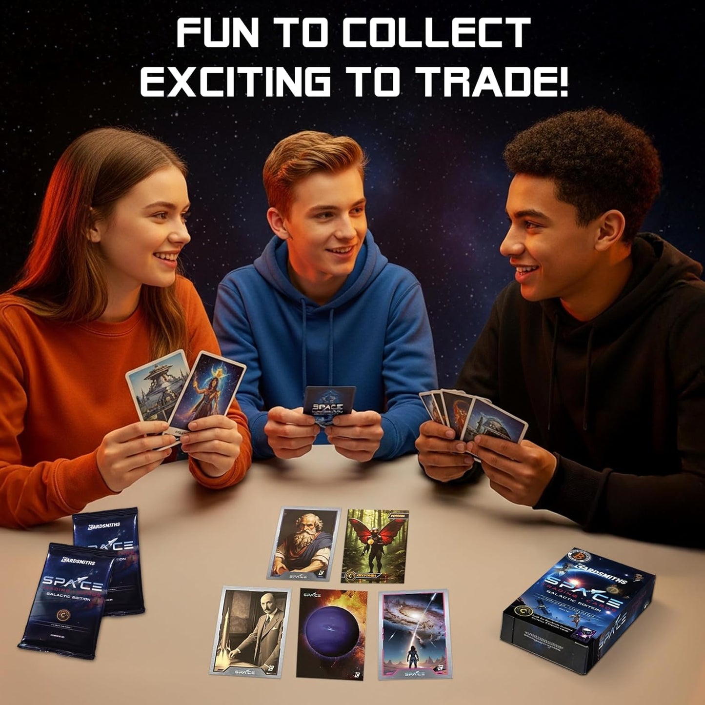 Cardsmiths Currency Space: Galactic Edition Trading Cards Collector Box 840282629175 at King Card Canada