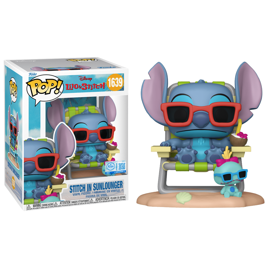 Funko POP! 1639 (Lilo & Stitch) - Stitch in Sunlounger (Special Edition) 889698884693 at King Card Canada