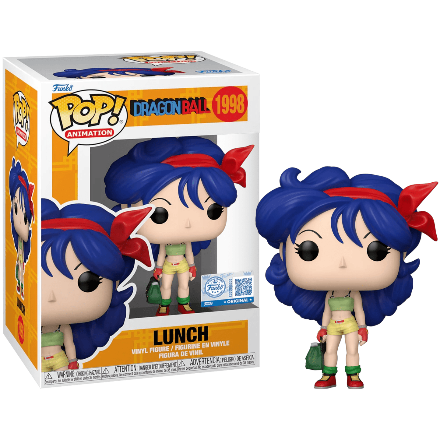 Funko POP! Animation 1998 (Dragon Ball) - Lunch (Special Edition) 889698849135 at King Card Canada