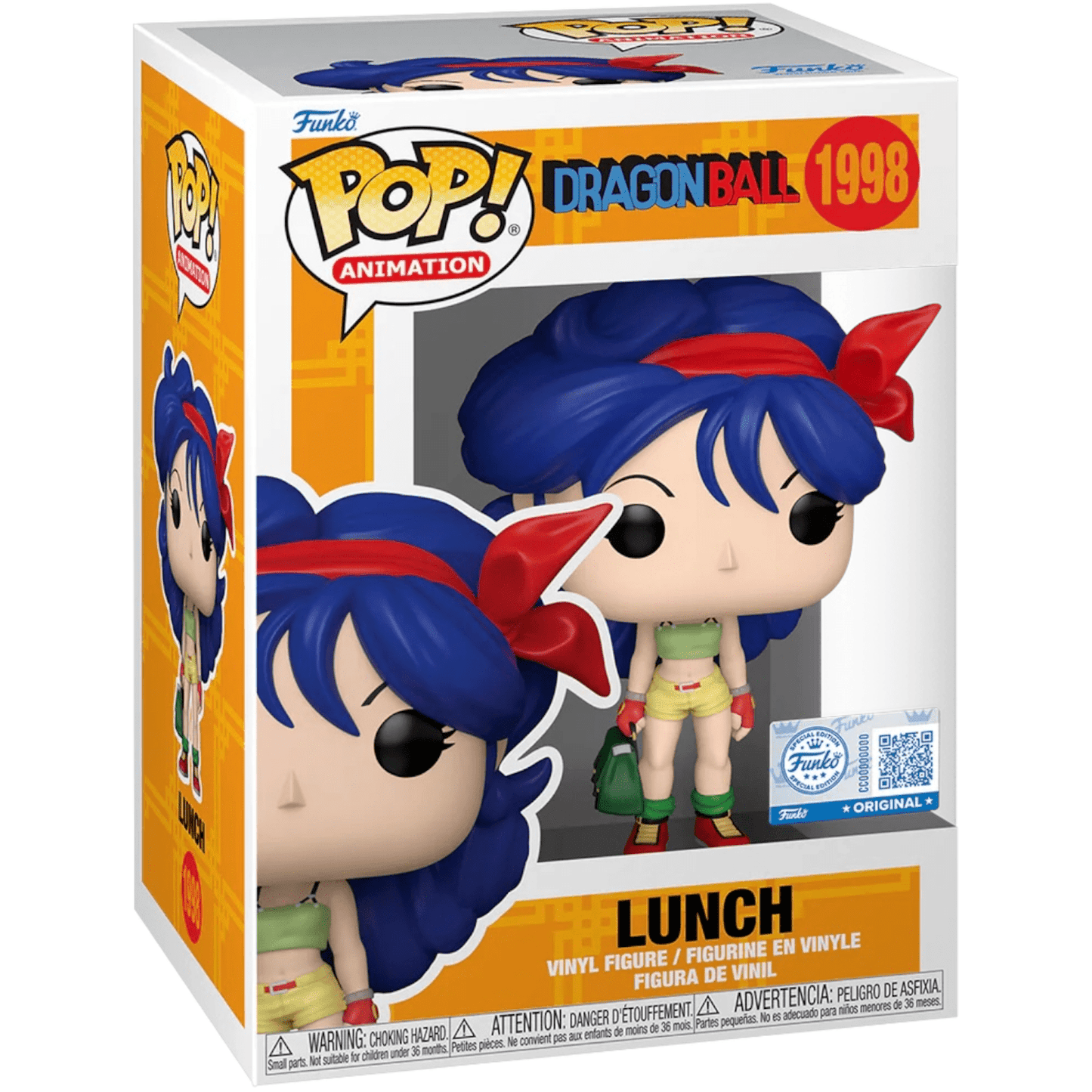 Funko POP! Animation 1998 (Dragon Ball) - Lunch (Special Edition) 889698849135 at King Card Canada
