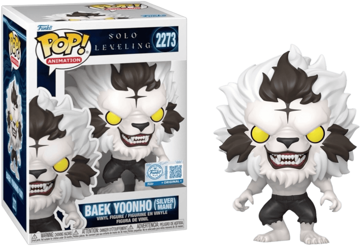 Funko POP! Animation 2273 (Solo Leveling) - Baek Yoonho (Silver Mane) (Special Edition) 889698920025 at King Card Canada