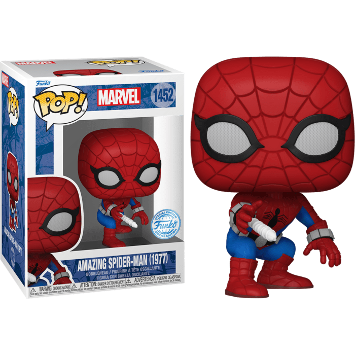 Funko POP! Marvel #1452 (Special Edition Bobblehead) - Amazing Spider - Man (1977) 889698845267 at King Card Canada