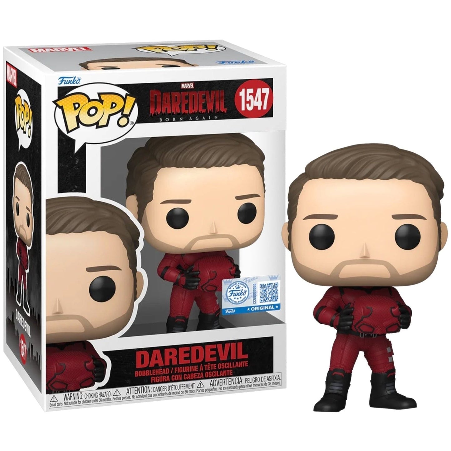 Funko POP! Marvel 1547 - Daredevil Born Again - Daredevil (Special Edition Bobblehead) 889698872492 at King Card Canada