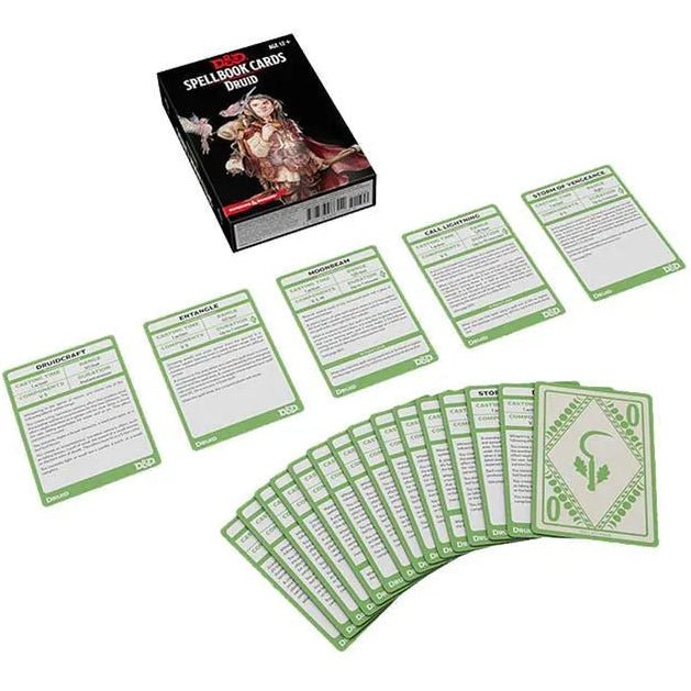 Gale Force Nine Dungeons & Dragons Spellbook Cards (Druid) 9780786966554 at King Card Canada