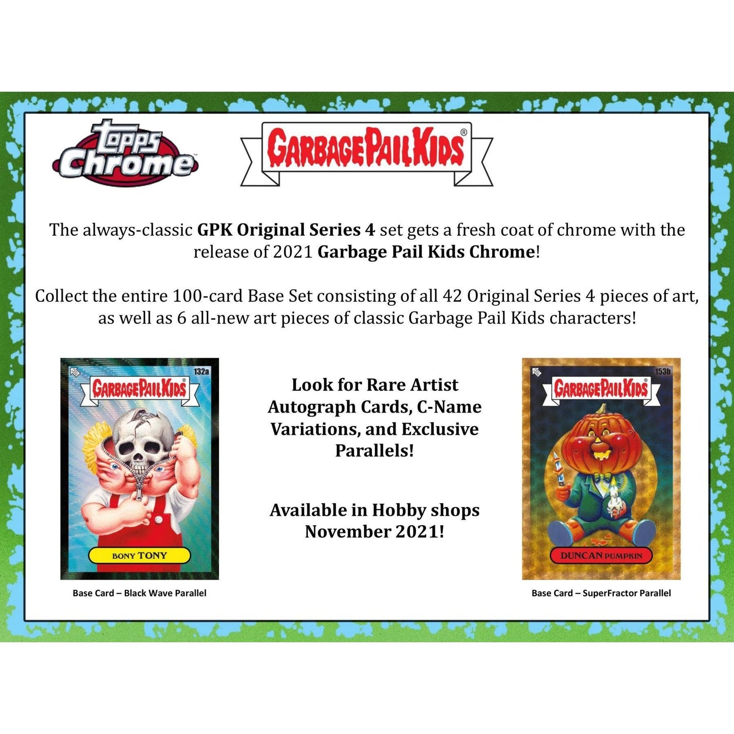 Topps Chrome Garbage Pail Kids Series 4 Hobby Box at King Card Canada