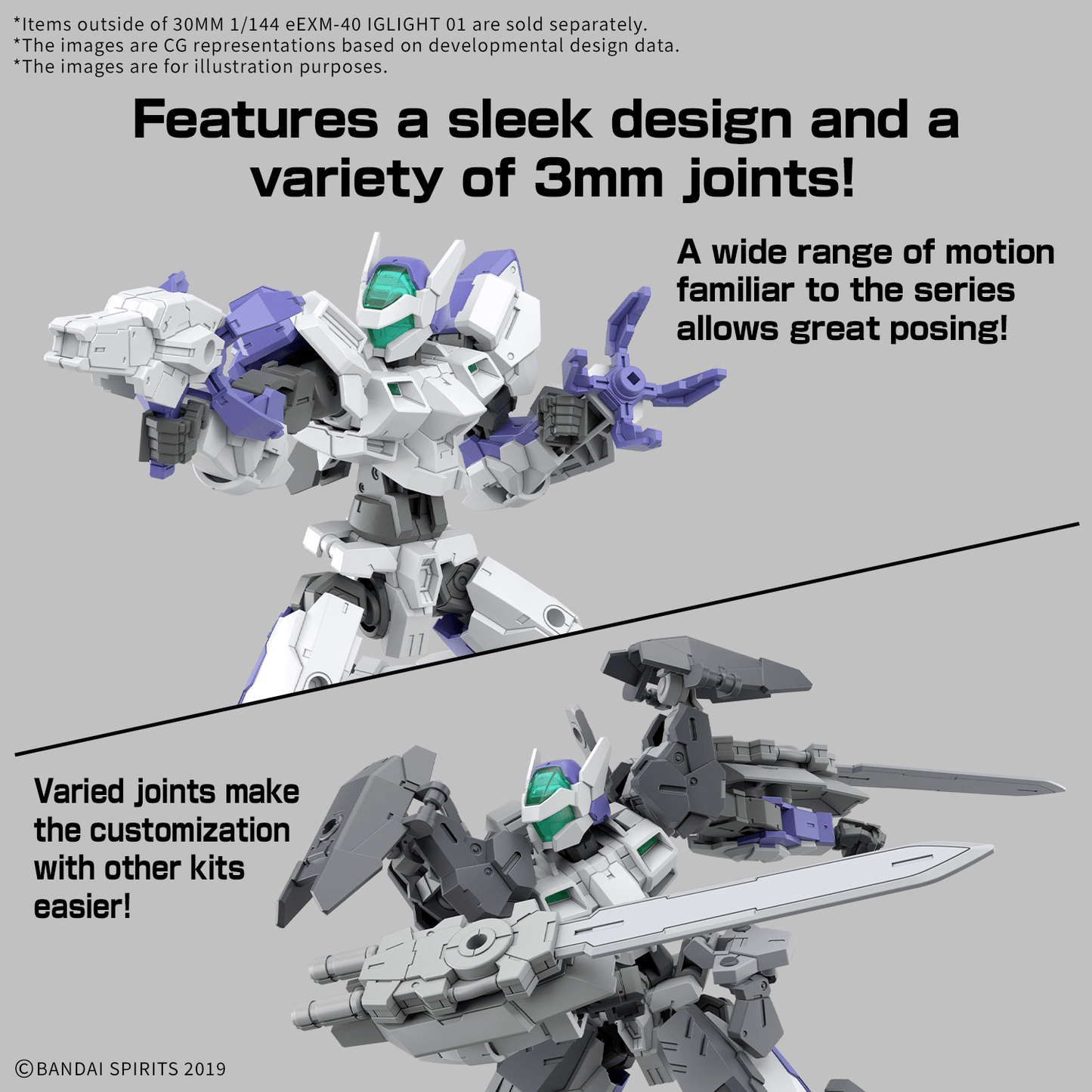 IGLIGHT 01 - 30 Minute Missions Gunpla Model 71 (30MM 1/144 Scale) 4573102686930 at King Card Canada