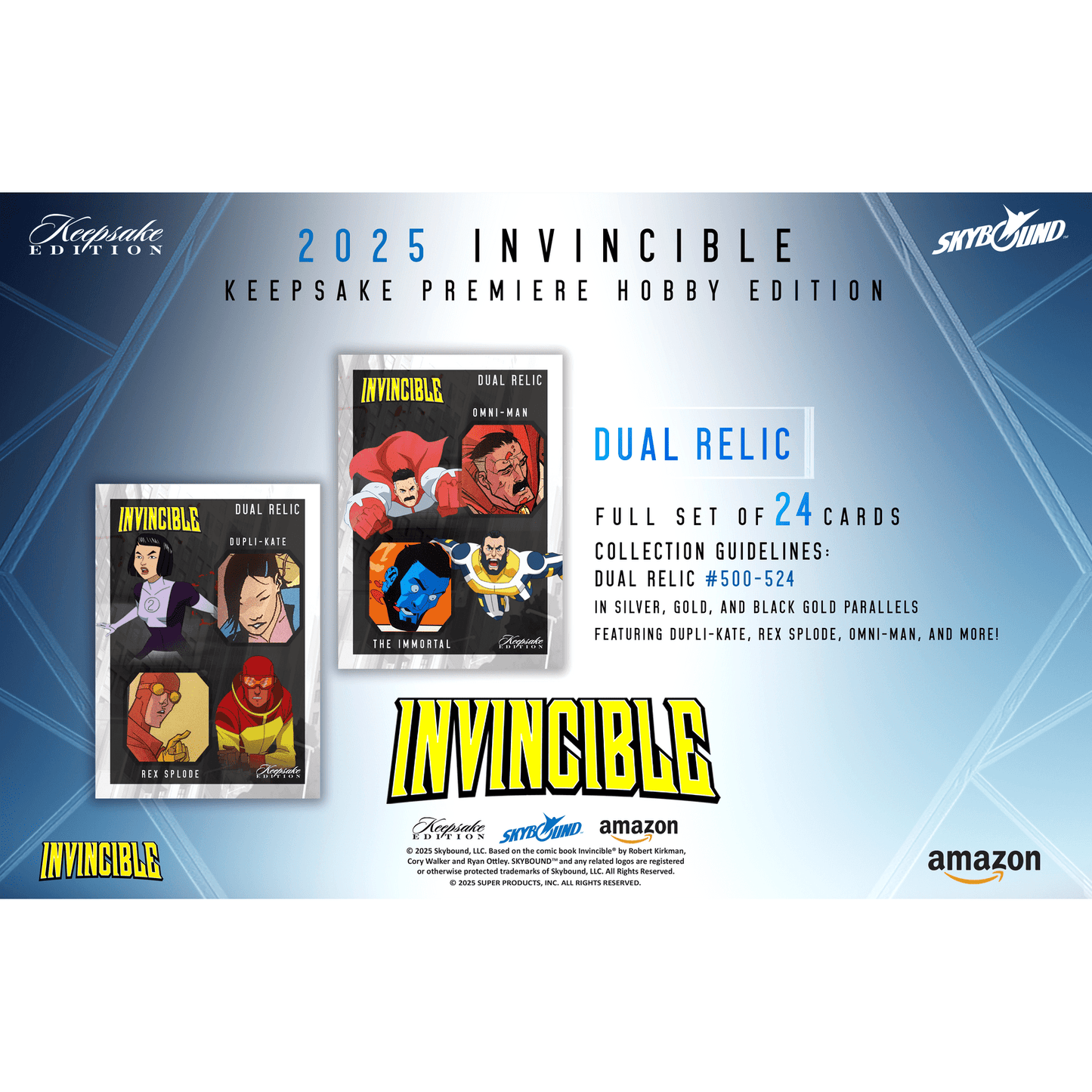 Invincible Season 1 Keepsake Premiere Hobby Box SPM25KEIN1 at King Card Canada