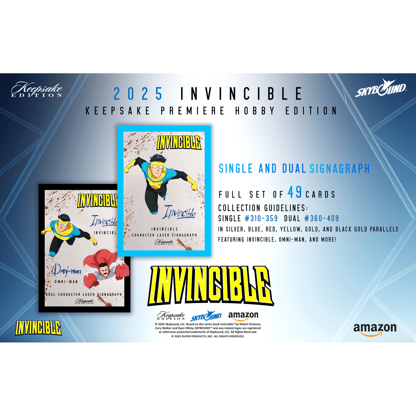 Invincible Season 1 Keepsake Premiere Hobby Box SPM25KEIN1 at King Card Canada