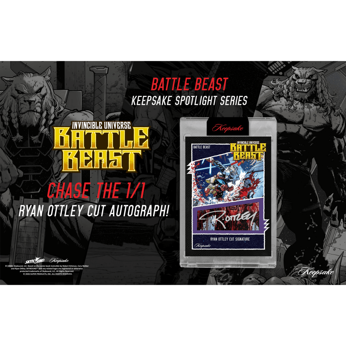 Invincible Universe Battle Beast Keepsake Spotlight Series Hobby Box 810216480127 at King Card Canada