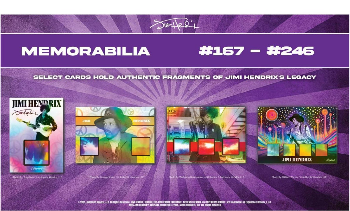 Jimi Hendrix 2025 Keepsake Premiere Collection Hobby Box 199284064478 at King Card Canada