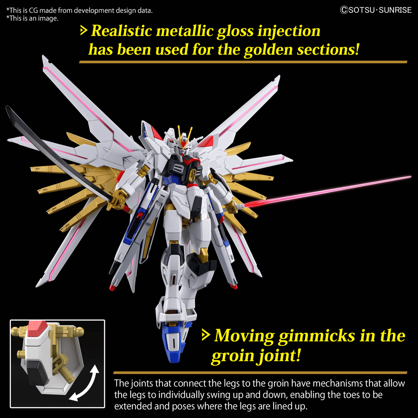 Mighty Strike Freedom Gundam - Cosmic Era 250 Gunpla Model (HG 1/144 Scale) 4573102663849 at King Card Canada