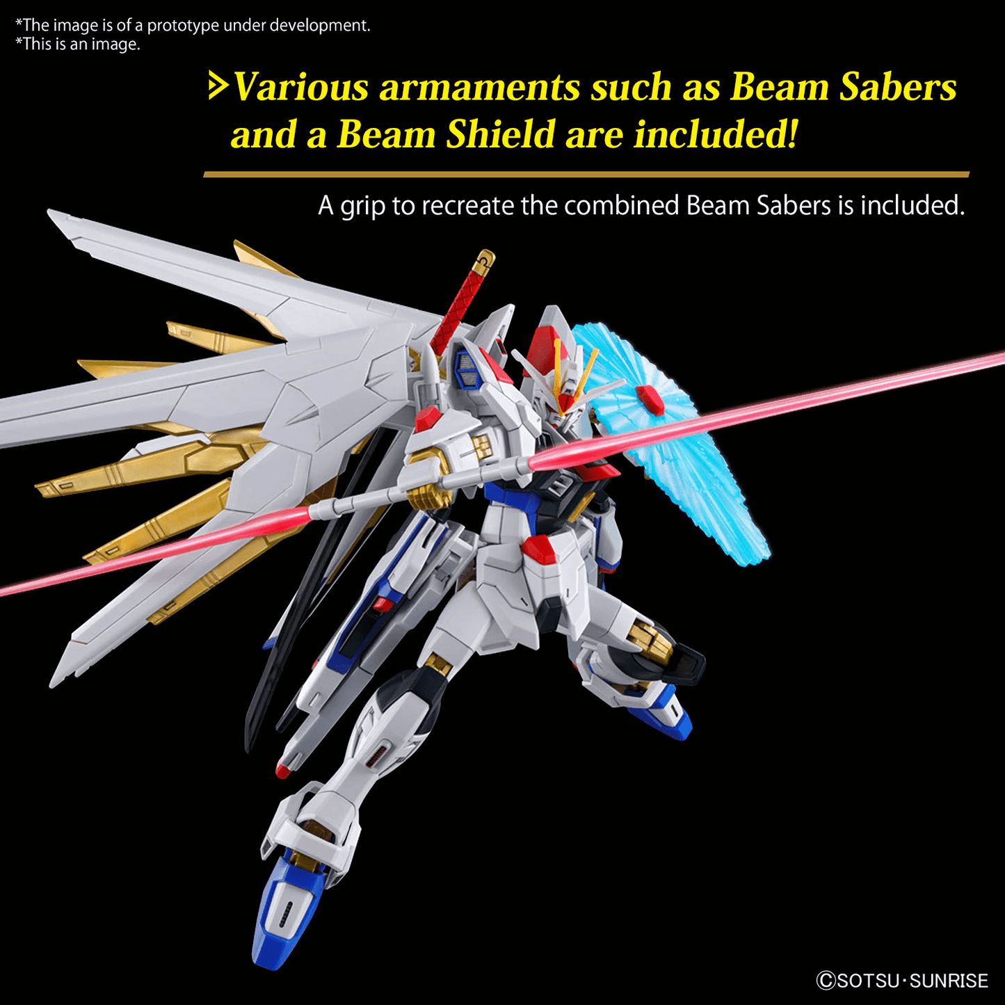 Mighty Strike Freedom Gundam - Cosmic Era 250 Gunpla Model (HG 1/144 Scale) 4573102663849 at King Card Canada