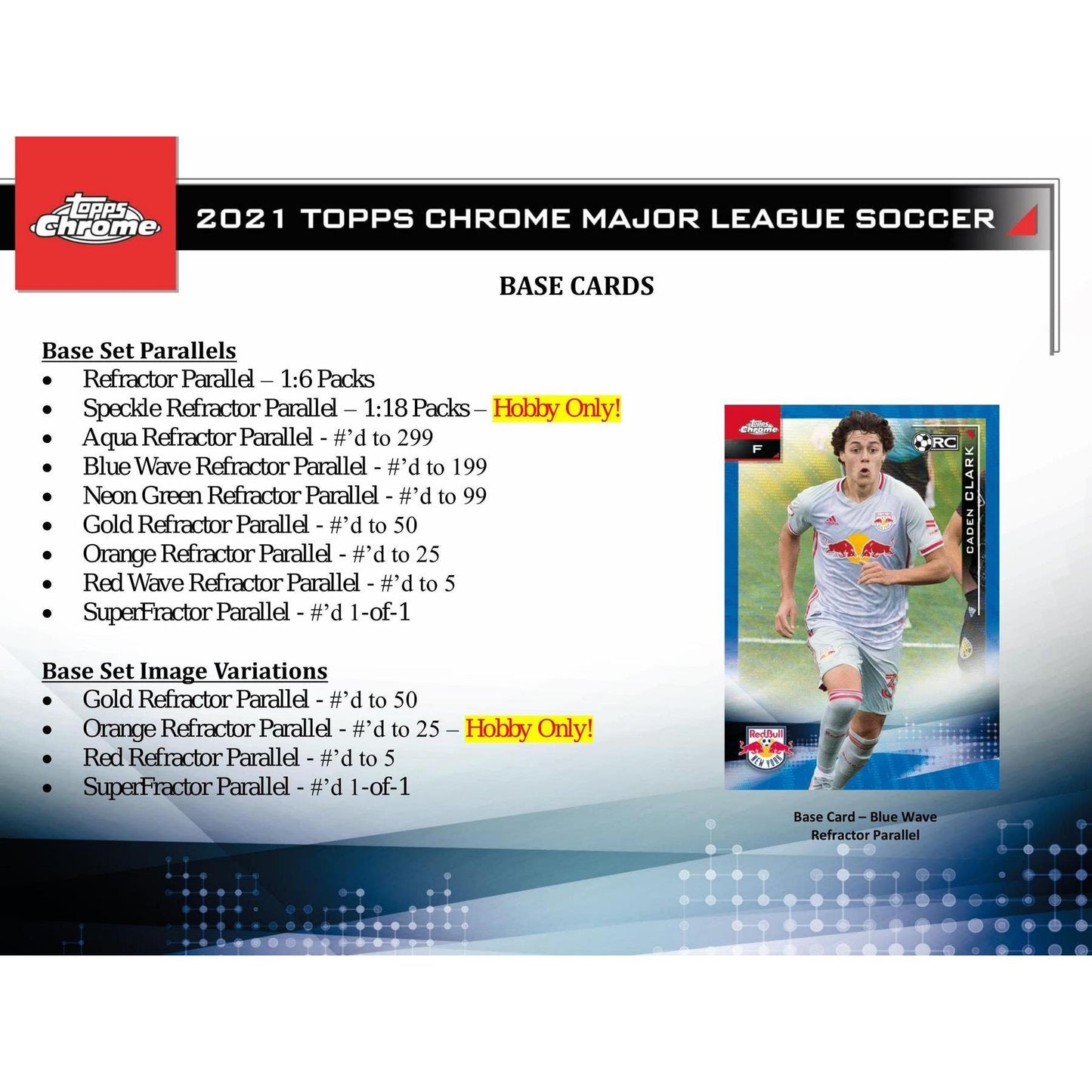 2021 Topps Chrome MLS Soccer Hobby Box at King Card Canada