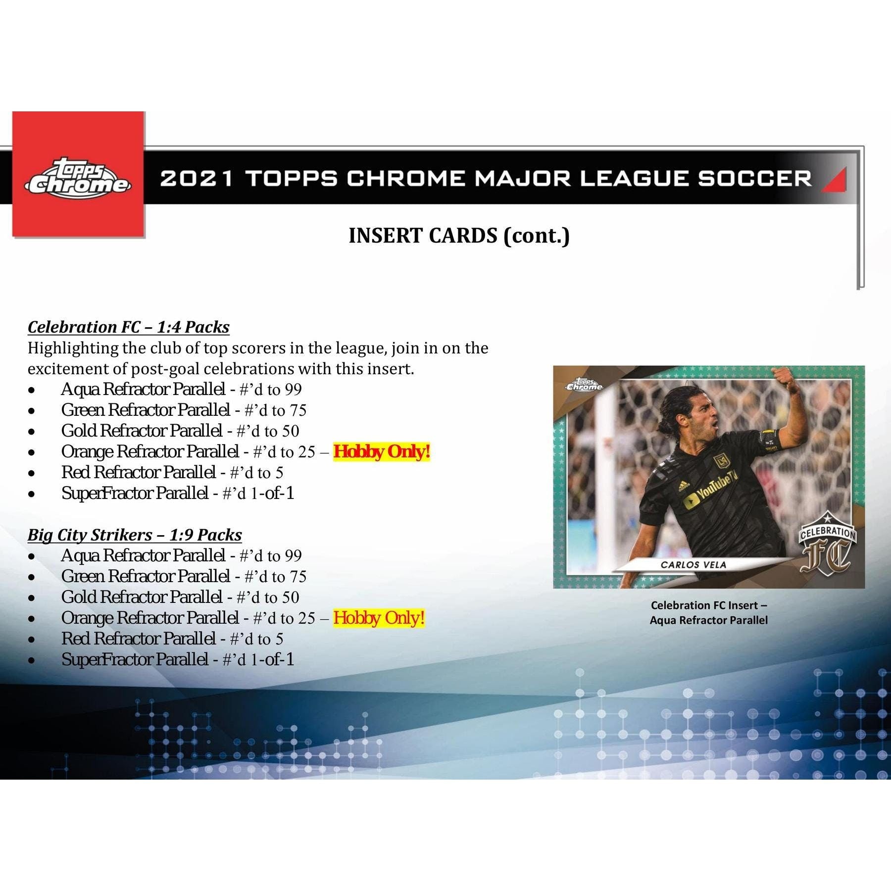 2021 Topps Chrome MLS Soccer Hobby Box at King Card Canada