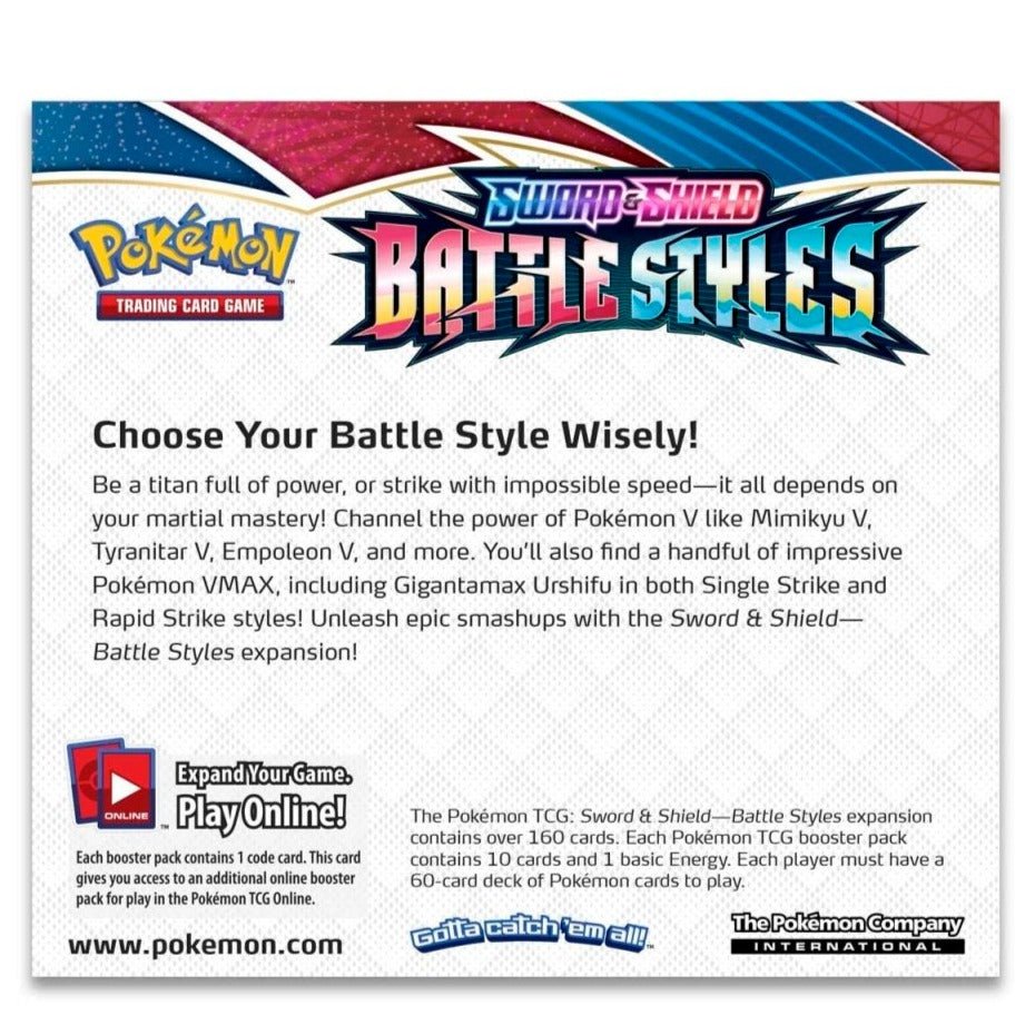 Pokemon Battle Styles Booster Box at King Card Canada