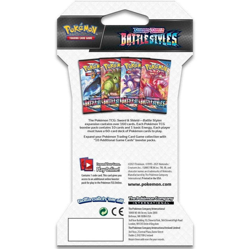 Pokemon Battle Styles Sleeved Booster Pack at King Card Canada