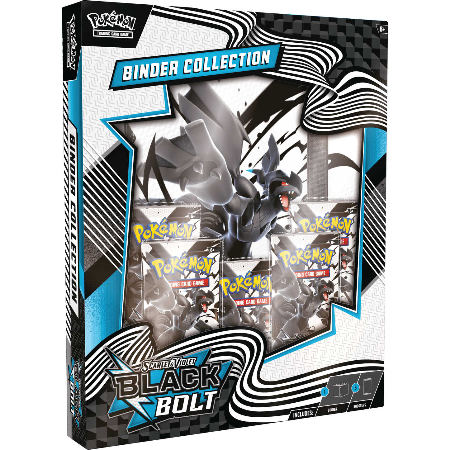 Pokemon Black Bolt Binder Collection 0196214129238 at King Card Canada