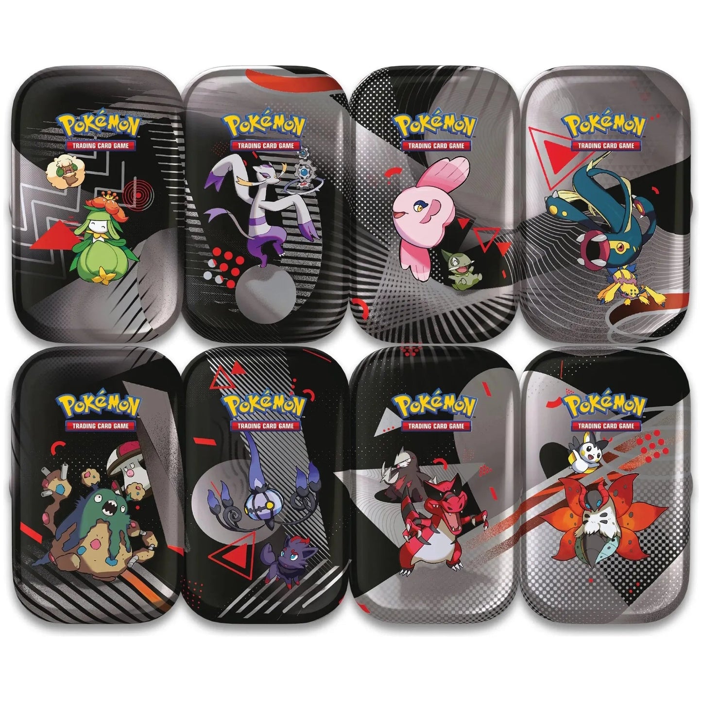 Pokemon Black Bolt & White Flare Unova Mini Tins Display Box 0196214114173 at King Card Canada
