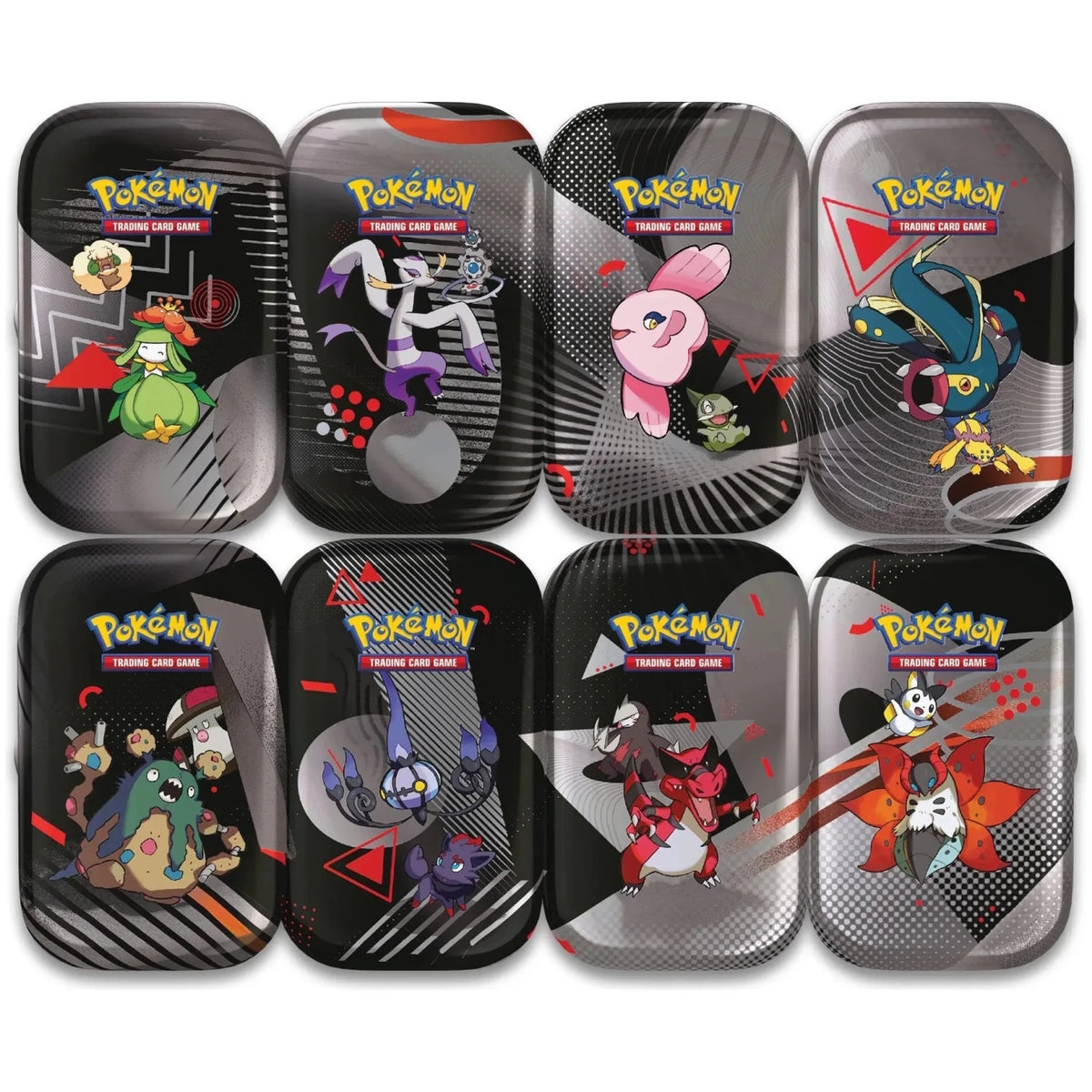 Pokemon Black Bolt & White Flare Unova Mini Tins Display Box 0196214114173 at King Card Canada