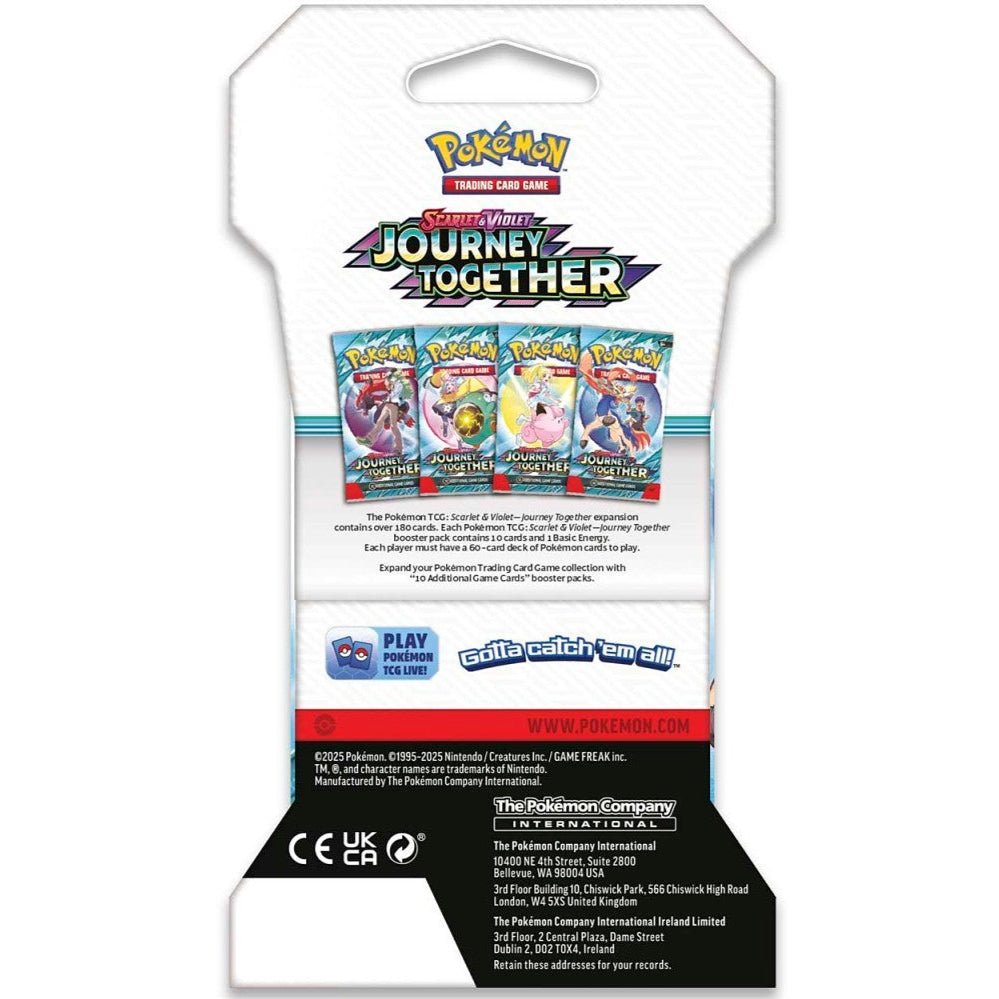 Pokemon Journey Together Sleeved Booster Pack 0196214108264 at King Card Canada