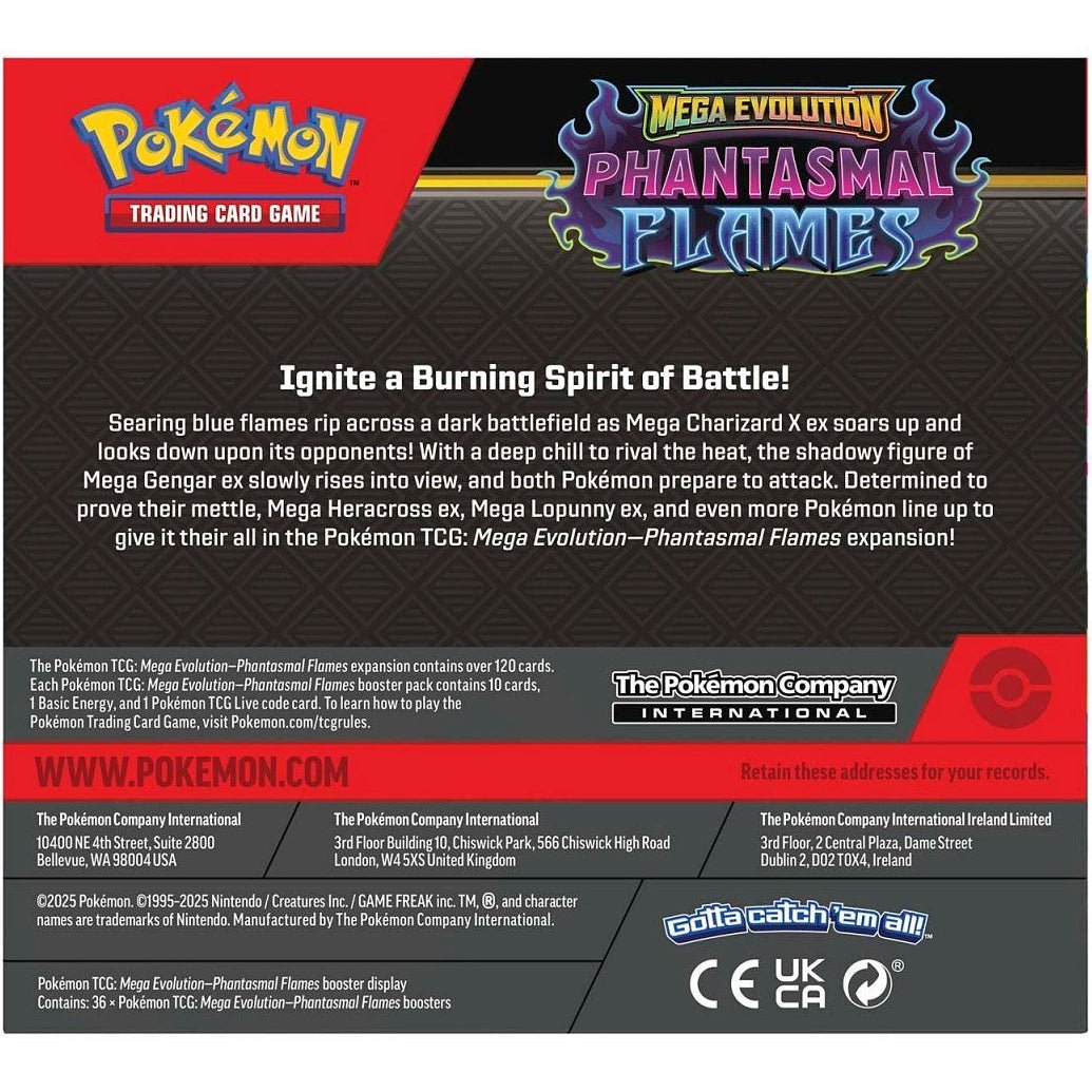 Pokemon Phantasmal Flames Booster Box 0196214143364 at King Card Canada