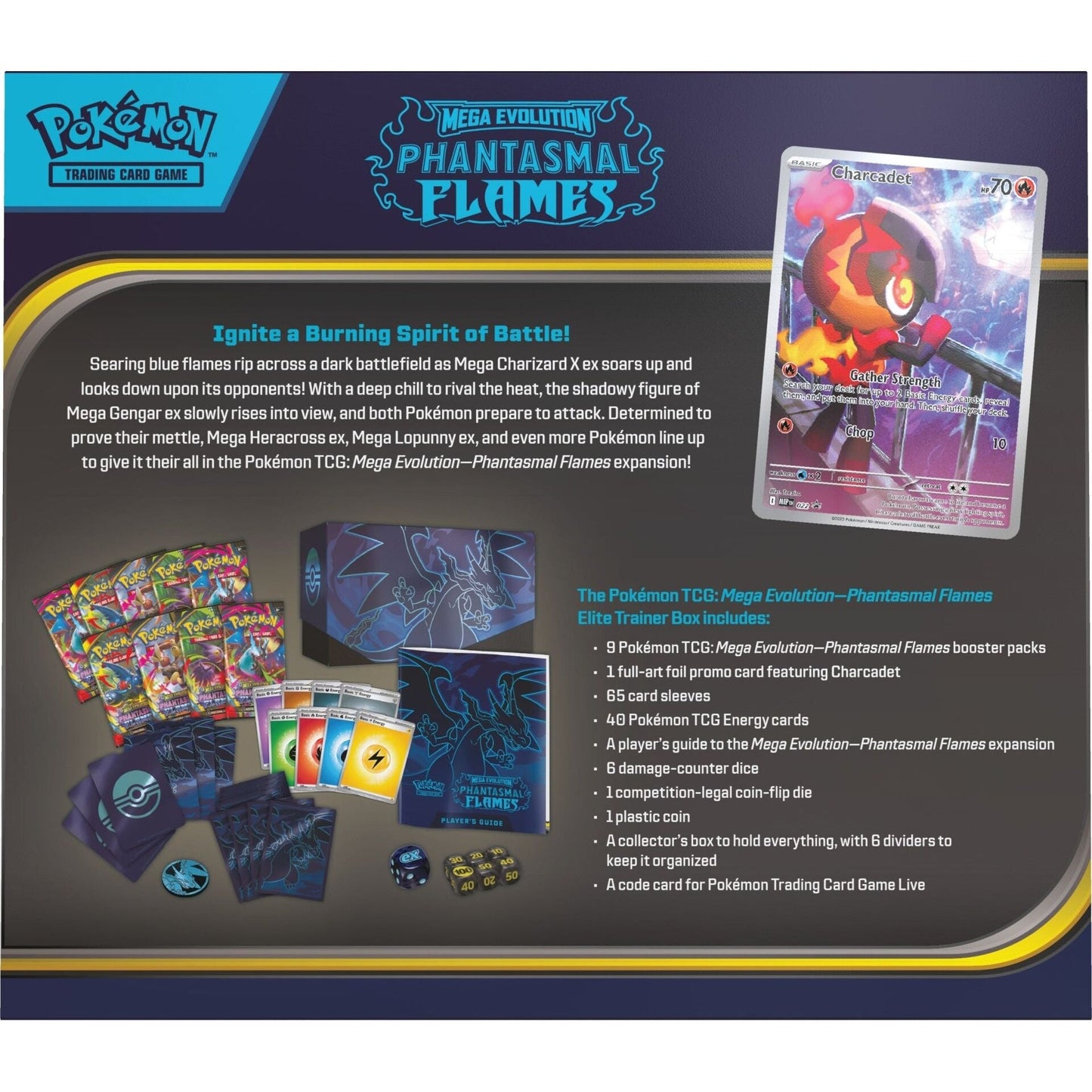 Pokemon Phantasmal Flames Elite Trainer Box 0196214124813 at King Card Canada
