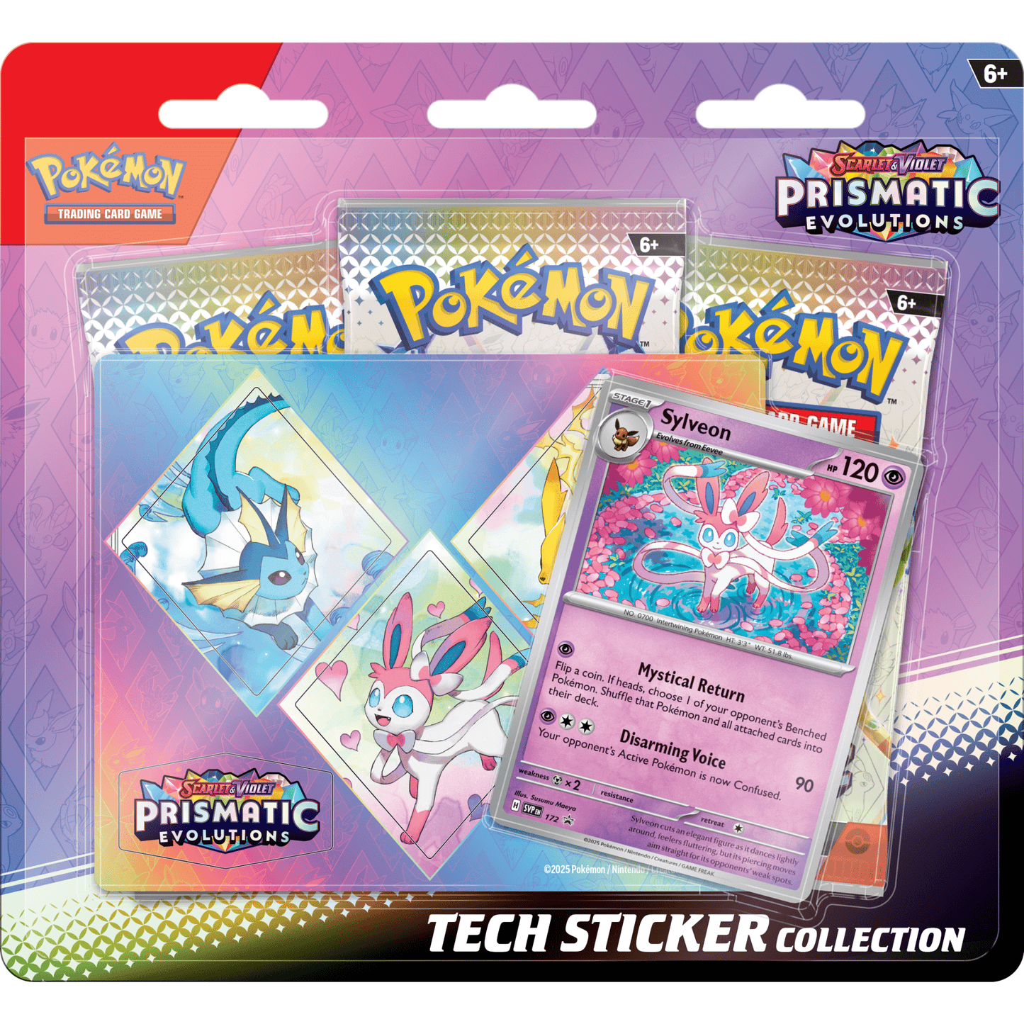 Pokemon Prismatic Evolutions Tech Stickers 196214112483 at King Card Canada