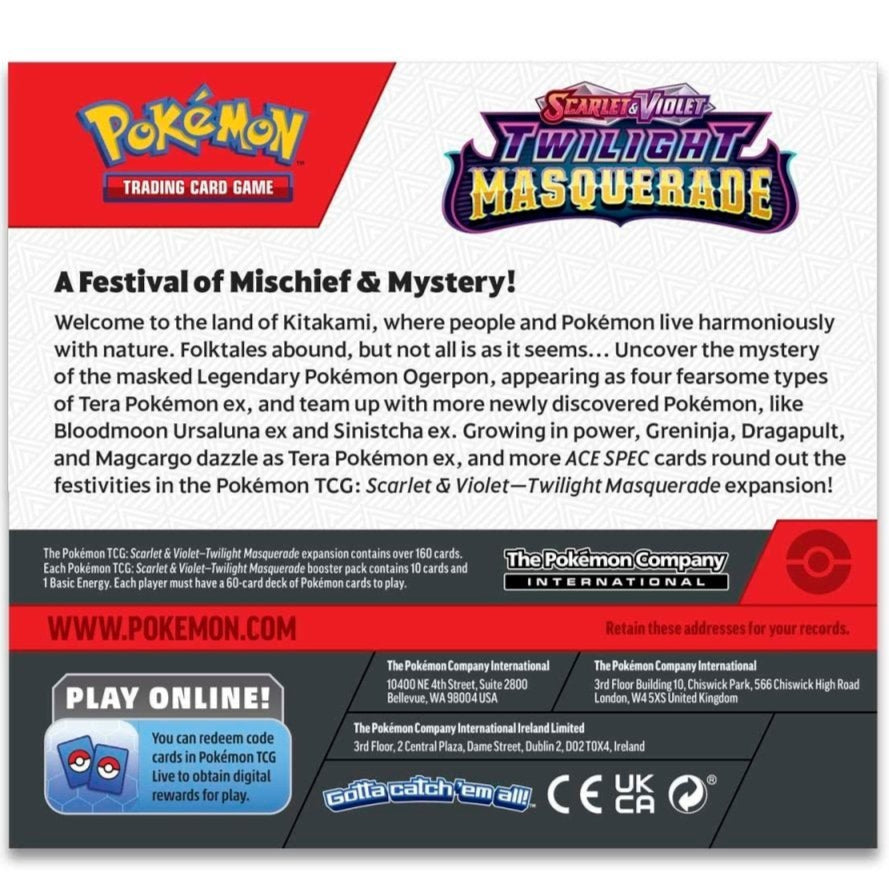 Pokemon Twilight Masquerade Booster Box at King Card Canada