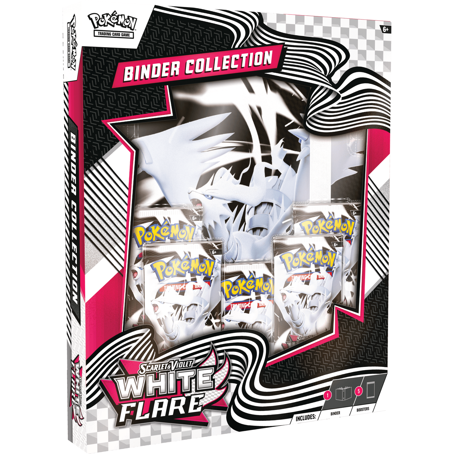 Pokemon White Flare Binder Collection 0196214129221 at King Card Canada