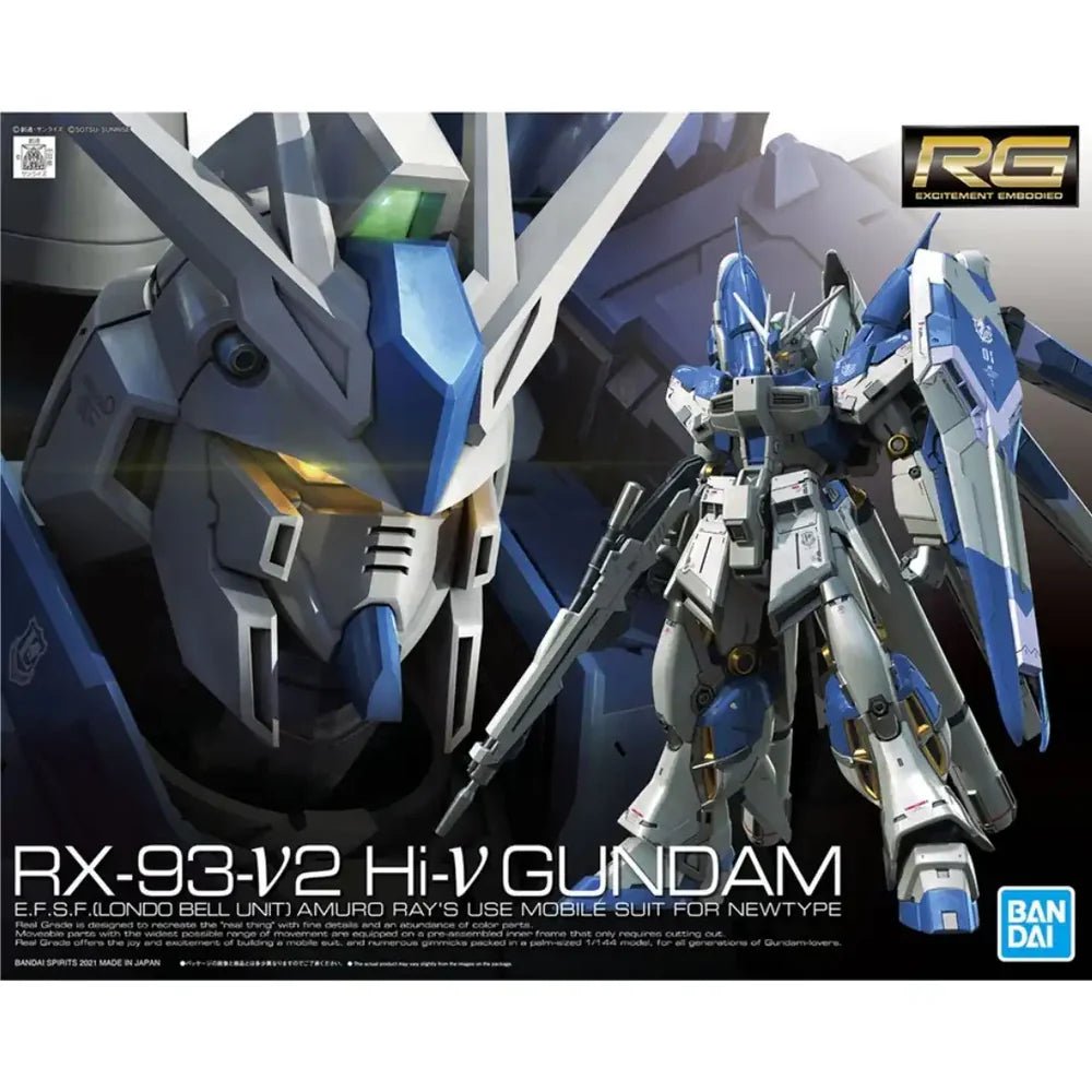 RX - 93 - V2 Hi - V Gundam - Real Grade Gunpla Model 36 (RG 1/144 Scale) 4573102619150 at King Card Canada