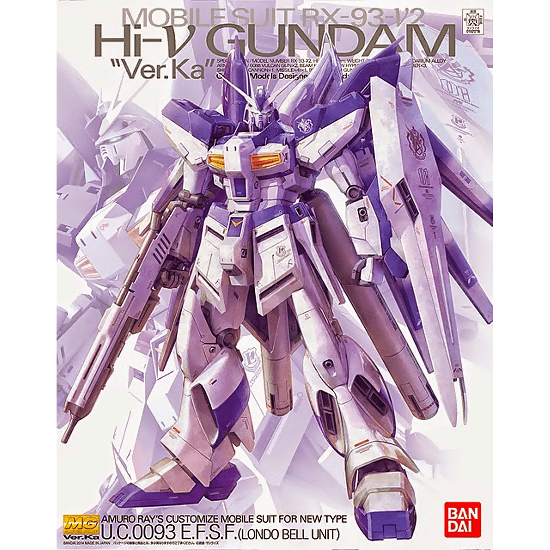 RX - 93 - V2 Hi - V Gundam Ver.Ka - Master Grade Gunpla Model (MG 1/100 Scale) 4573102615916 at King Card Canada