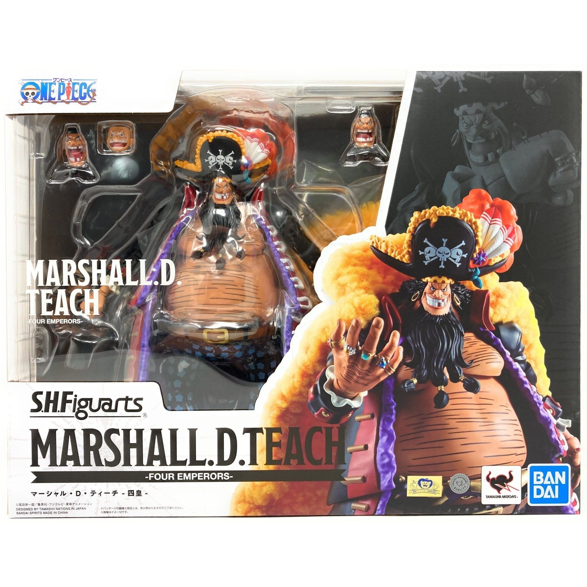 S.H.Figuarts One Piece - Four Emperors - Marshall D. Teach 4573102673589 at King Card Canada