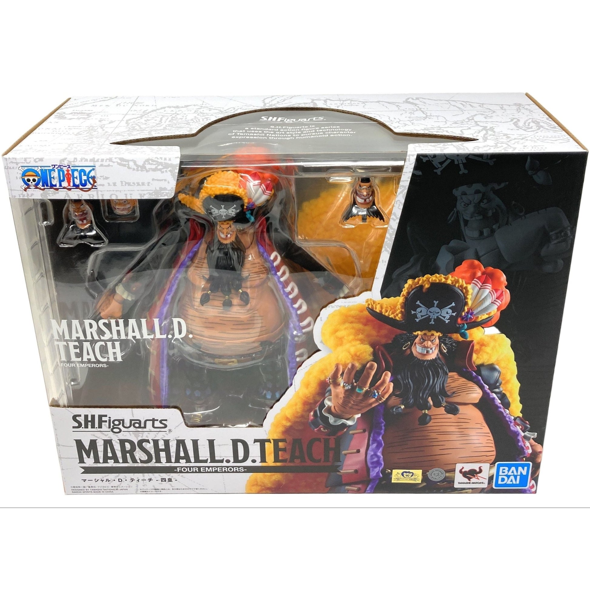 S.H.Figuarts One Piece - Four Emperors - Marshall D. Teach 4573102673589 at King Card Canada