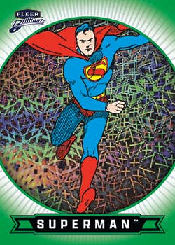 Upper Deck Fleer Brilliants Superman Trading Cards Mega Box 053334446716 at King Card Canada