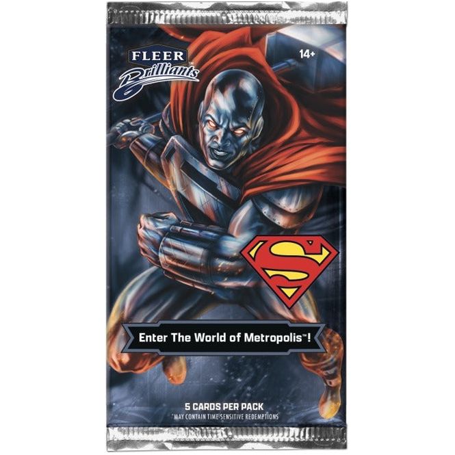 Upper Deck Fleer Brilliants Superman Trading Cards Mega Box 053334446716 at King Card Canada
